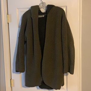 Hooded teddy bear coat (M/L)